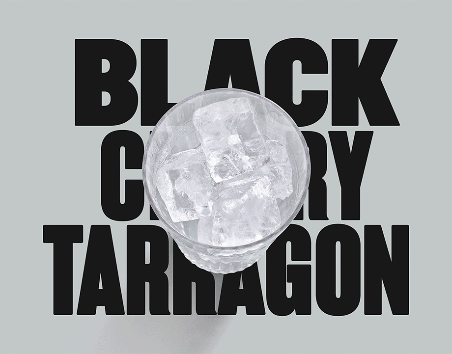 Black Cherry Tarragon Soda
